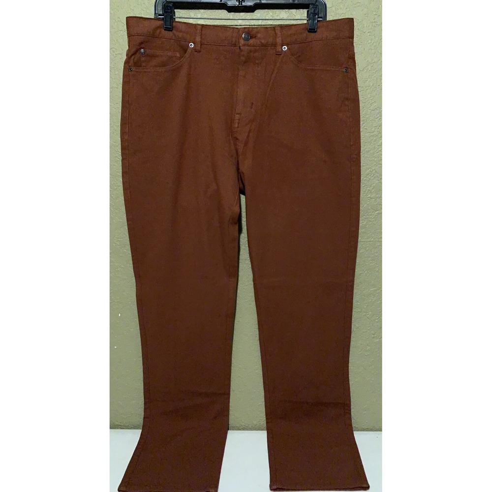 Peter Millar Crown Men's Size 36x33 Clay Four Way Stretch Canvas 5-Pocket Pants
